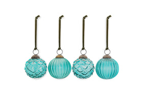 Hara Baubles - Antique Teal - (Set of 4)