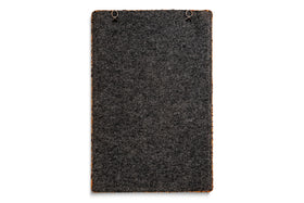 Arjun Upholstered Rectangular Wall Mirror - Natural