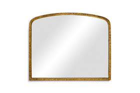 Juhli Arched Mirror - Aged Antique Brass - Large