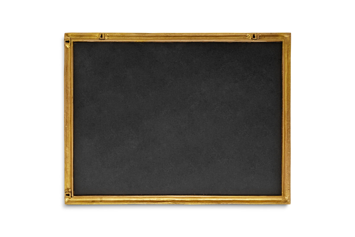 Yamuna Rectangular Mirror - Aged Antique Brass