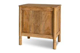 Sri Mango Wood Bedside Table - Natural
