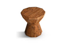 Juhi Reclaimed Wood Side Table - Natural