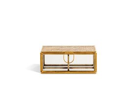 Kijang Jewellery Box - Brass & Clear