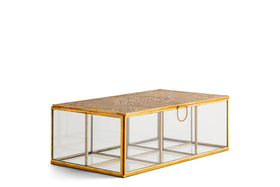 Kijang Jewellery Box - Brass & Clear