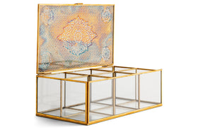 Kijang Jewellery Box - Brass & Clear