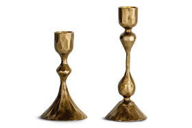 Aarya Candlestick - Brass - (Set of 2)
