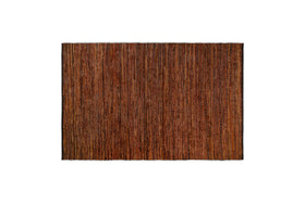 Ele Handwoven Recycled Leather Rug - Tan - 150 x 240cm