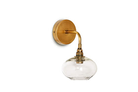 Otoro Recycled Glass Wall Light - Clear