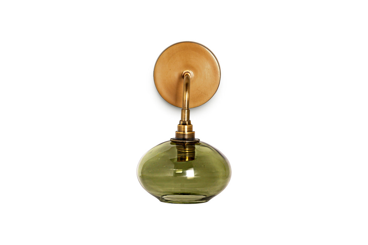 Otoro Recycled Glass Wall Light - Green