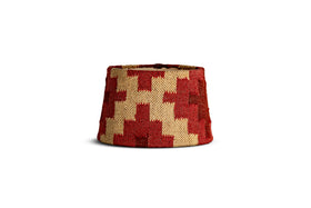Kaadu Jute Kilim Lampshade - Rust & Natural - Medium