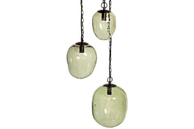 Sanvika Organic Cluster Pendant - Green