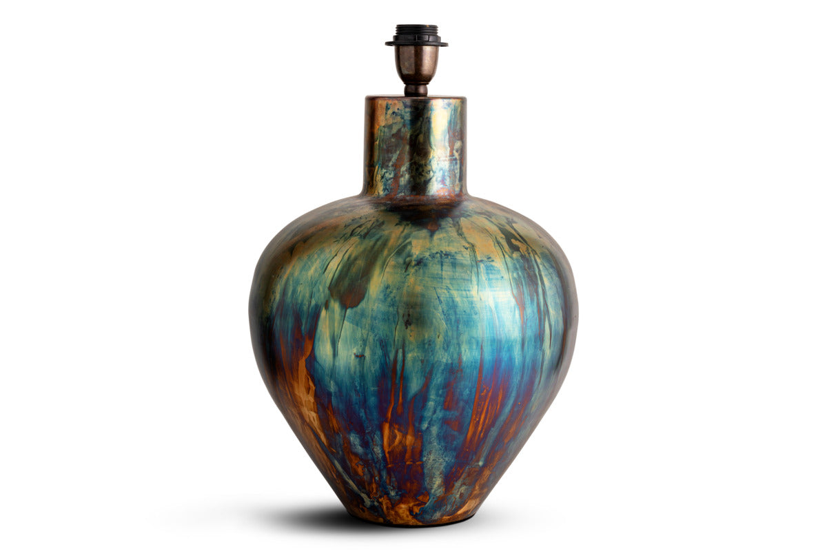 Higala Antique Table Lamp Base - Burnished Bronze
