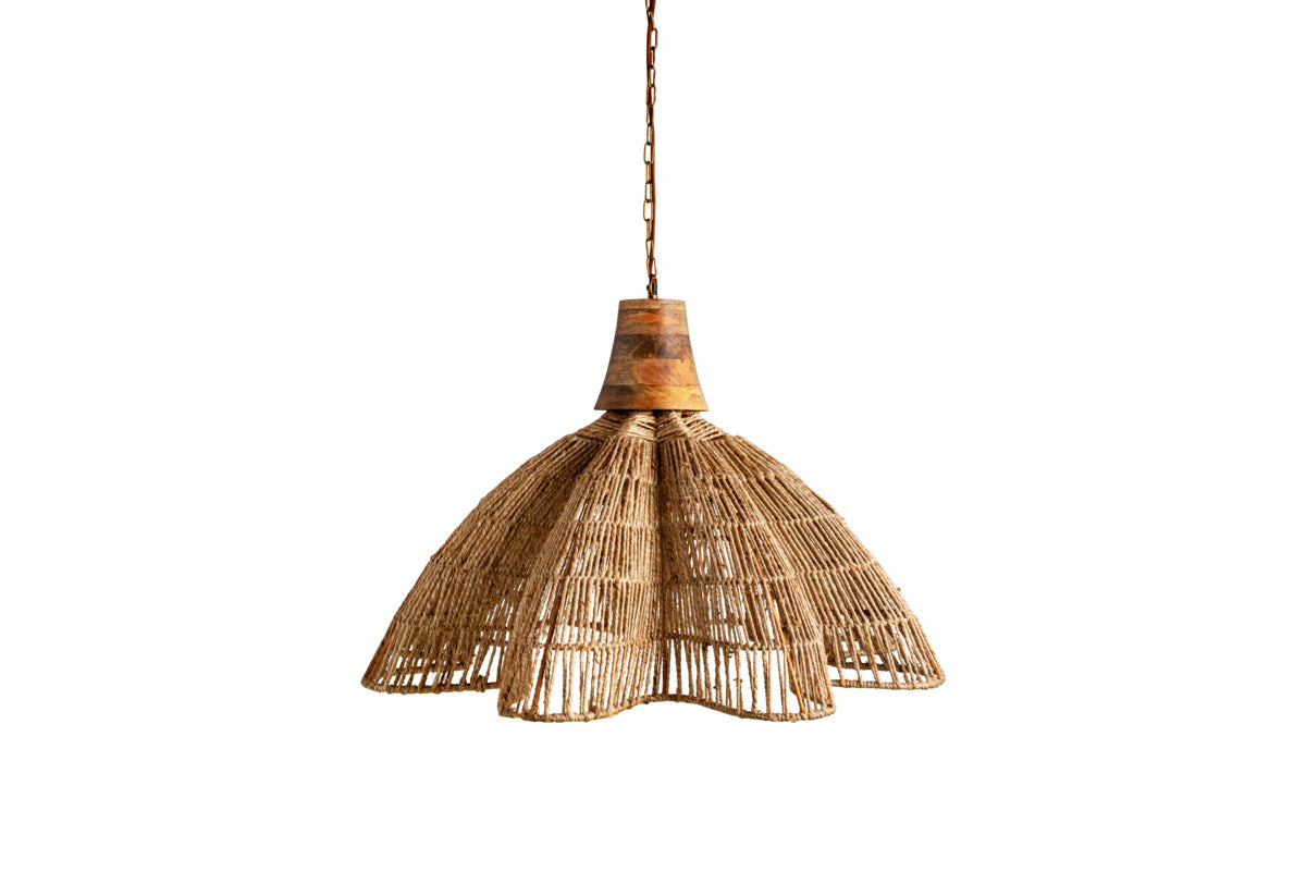 Tudai Woven Jute Pendant - Natural
