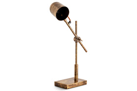 Thenkara Directional Desk Lamp - Antique Brass