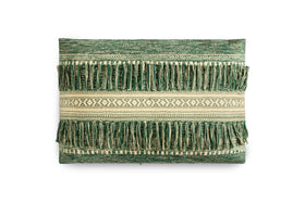 Padal Woven Cushion Cover - Green