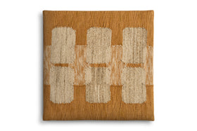 Akki Wool & Cotton Cushion Cover - Ochre