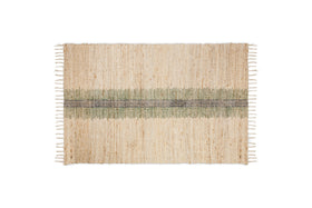 Zairya Jute & Cotton Rug - Sea Foam - 150 x 240cm