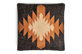Ayyi Cushion Cover - Black & Brown - 50 x 50cm