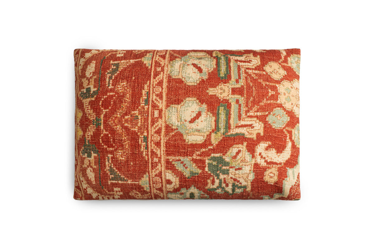 Selyo Tapestry Cushion Cover - Terracotta & Rust - 60 x 40cm