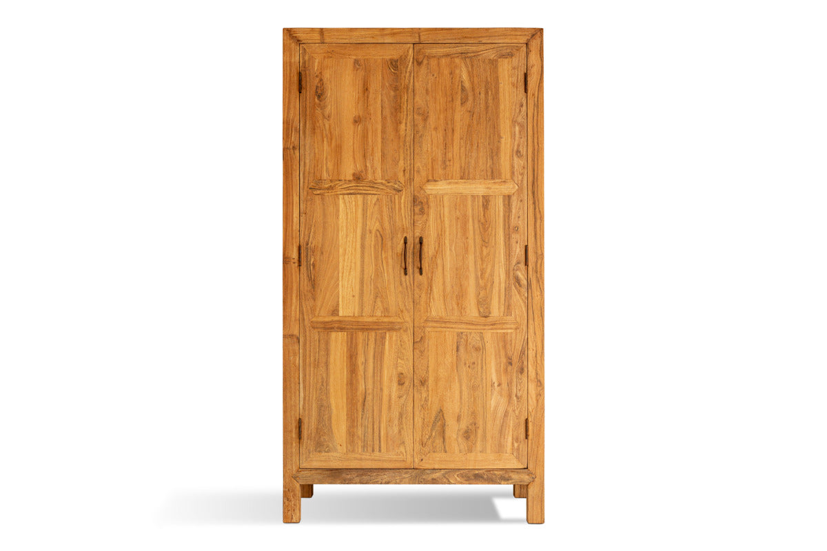 Iya Reclaimed Wood Wardrobe - Natural