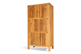 Iya Reclaimed Wood Wardrobe - Natural