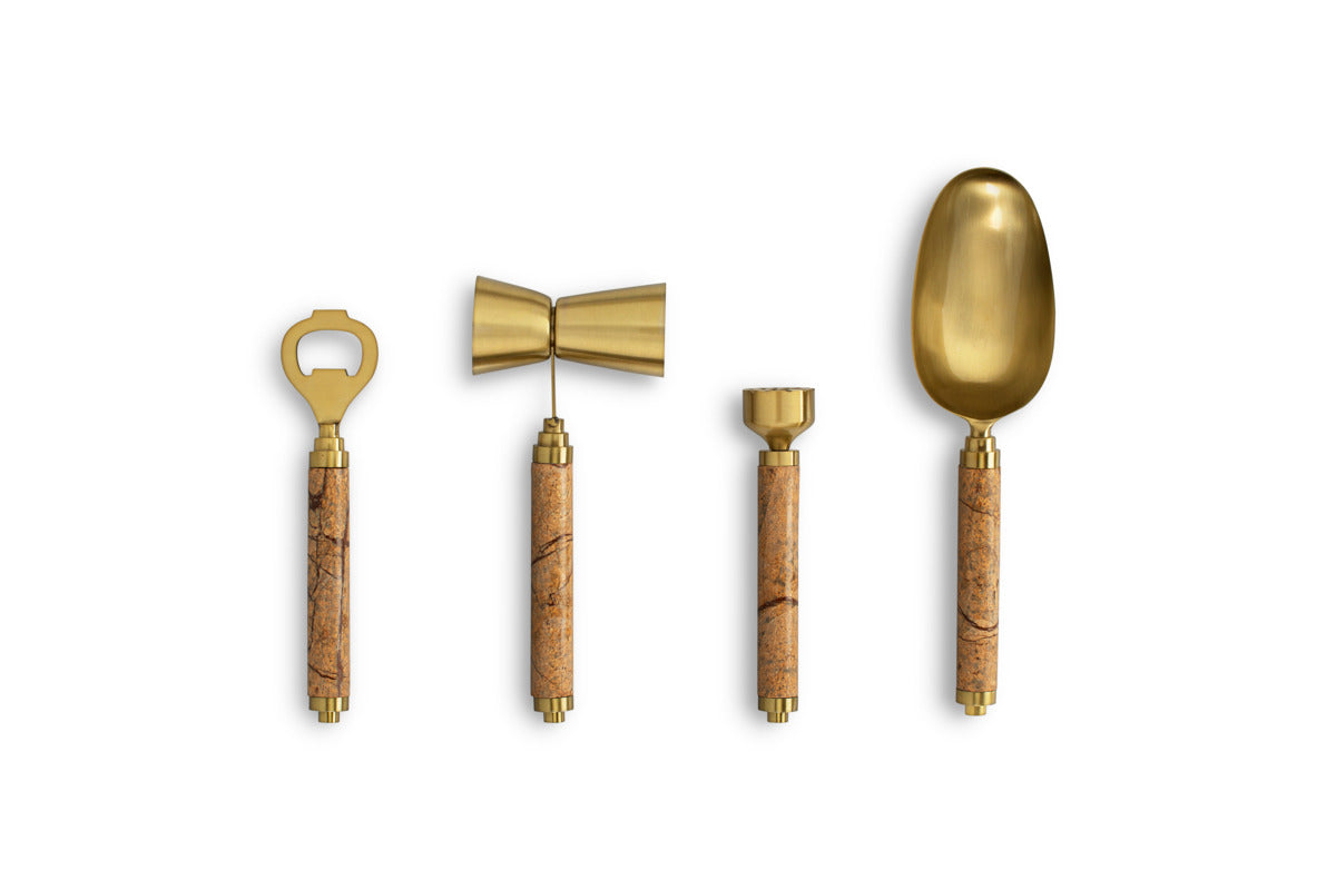 Amaya Cocktail Set - Aged Antique - (Set of 4)