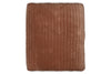 Nidra Velvet & Linen Bed Quilt - Rust