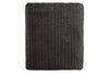 Nidra Velvet & Linen Bed Quilt - Charcoal