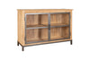 Nirvi Mango Wood & Iron Sideboard - Black