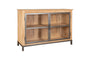 Nirvi Mango Wood & Iron Sideboard - Black