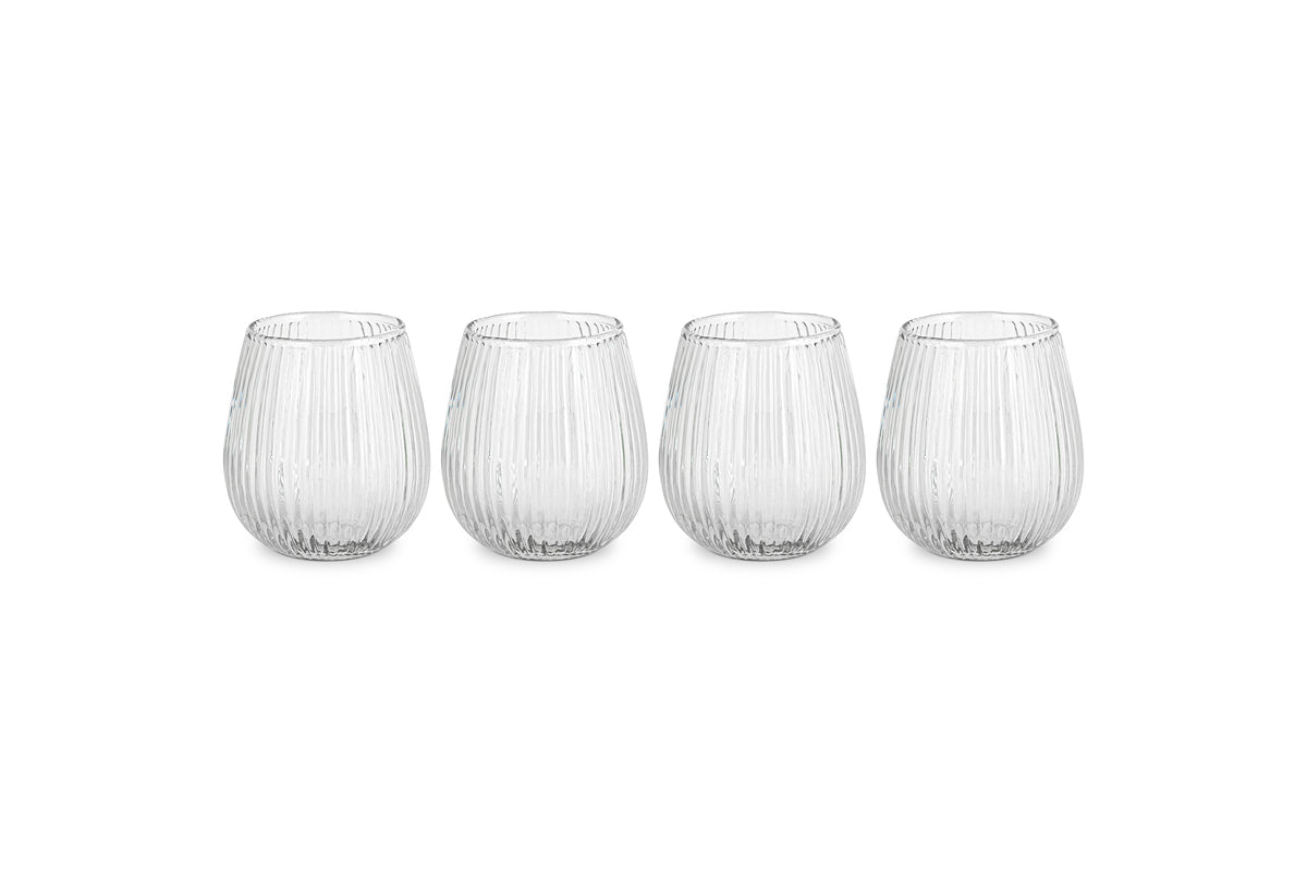 Otuba Tumbler - Clear (Set of 4)