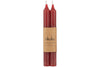 Rustic Soy Blend Dinner Candle - Dark Cherry (Set of 2)
