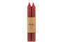 Rustic Soy Blend Dinner Candle - Dark Cherry (Set of 2)
