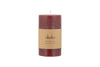 Rustic Soy Blend Pillar Candle - Dark Cherry - Small