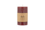 Rustic Soy Blend Pillar Candle - Dark Cherry - Small