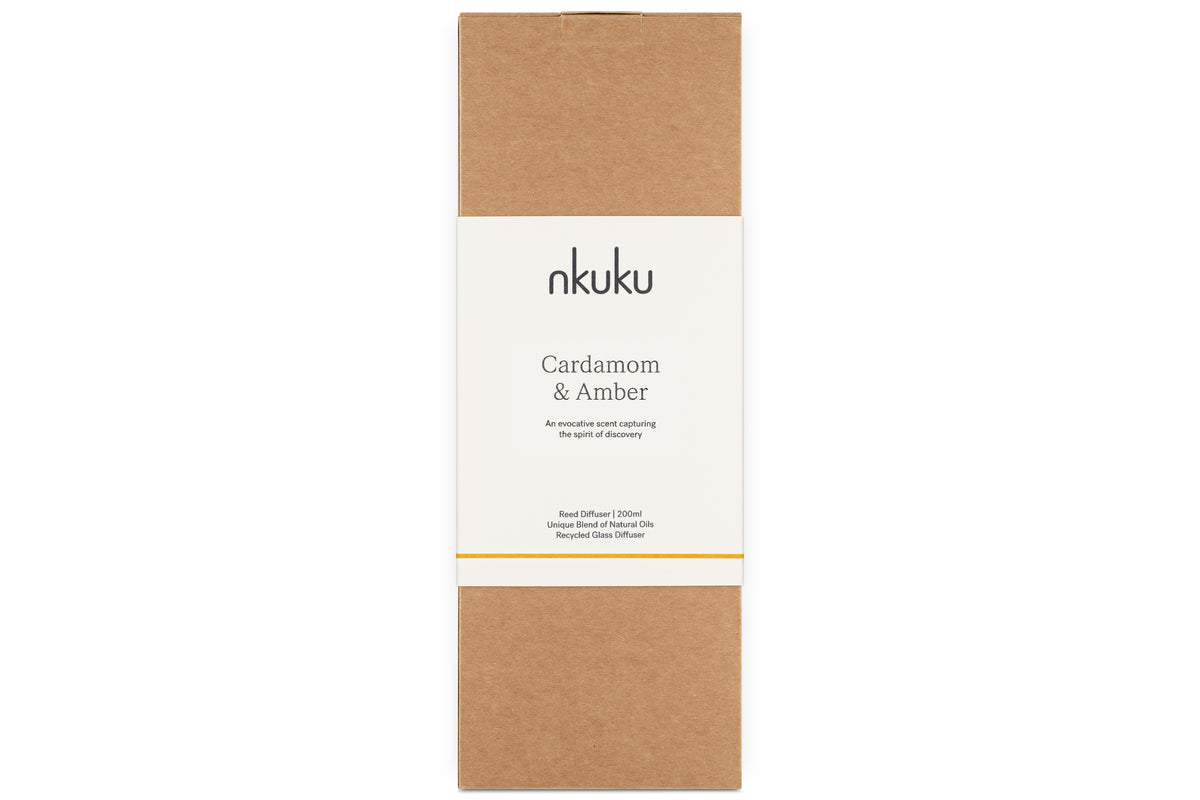 Cardamom & Amber Reed Diffuser - Aged Smoke