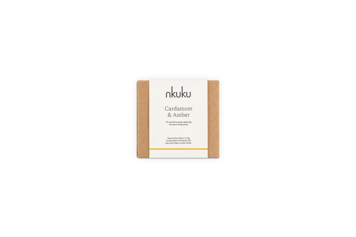 Cardamom & Amber 1 Wick Scented Candle