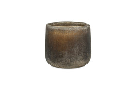 Cedarwood & Fig 1 Wick Scented Candle - Frosted Black - 1 Wick