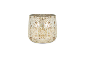 Mandarin & Clove 1 Wick Scented Candle - Antique Gold