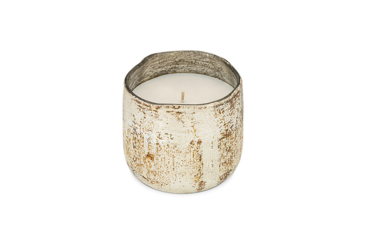 Mandarin & Clove 1 Wick Scented Candle - Antique Gold