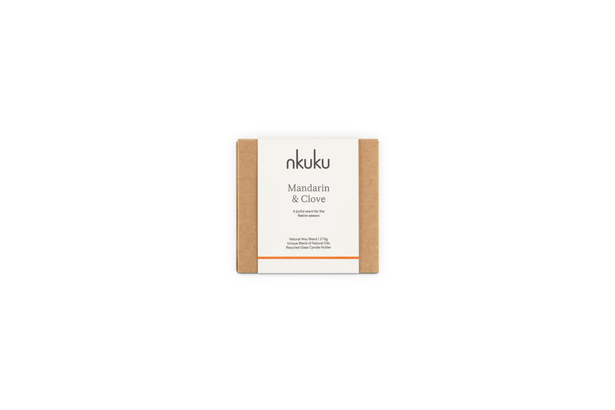 Mandarin & Clove 1 Wick Scented Candle