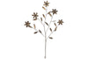 Svara Stem Flower - Antique Brass
