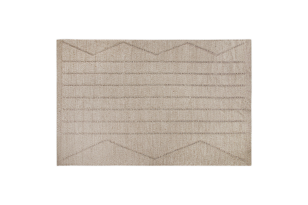 Shanti Wool & Cotton Rug - Natural