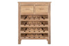 Shanthi Reclaimed Wood Wine Rack - Natural