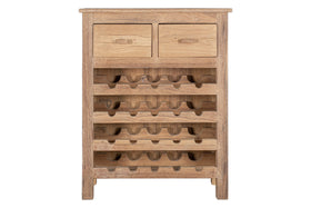Shanthi Reclaimed Wood Wine Rack - Natural