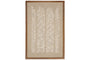 Samaya Hand Stitched Wall Art - Natural