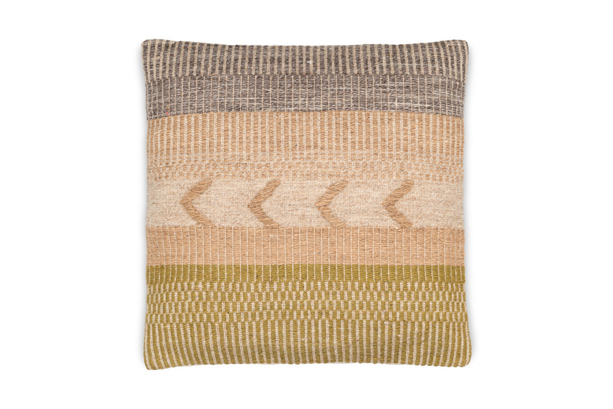 Tuleeka Wool Cushion Cover - Ochre