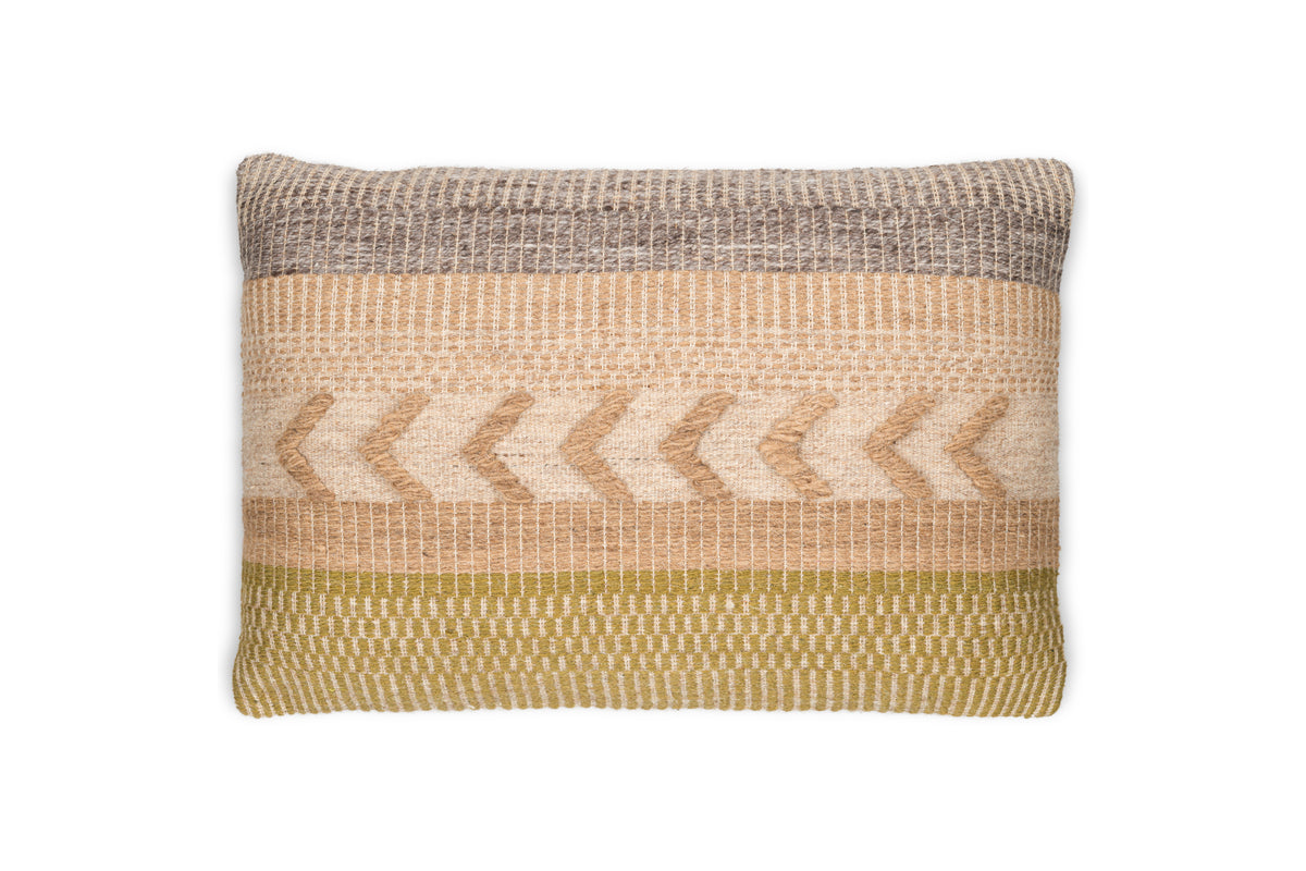 Tuleeka Wool Cushion Cover - Ochre