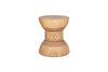 Taru Carved Side Table - Natural