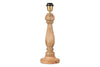 Usha Classic Wooden Table Lamp - Natural